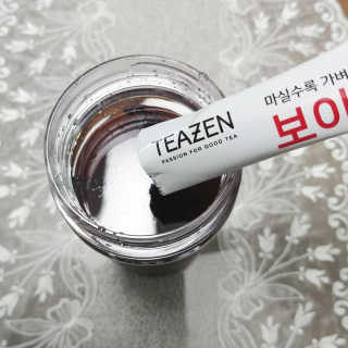 티젠 보이차 + 마이보틀 세트 — 5점을 준 리뷰어가 2018년 6월 올린 사용 사진