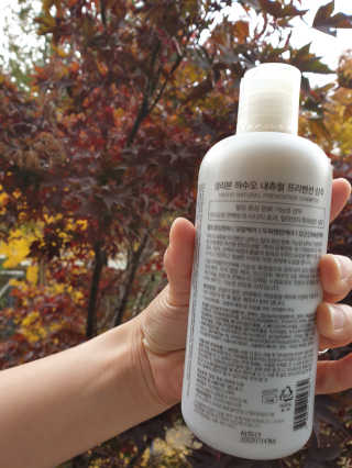 셀리본 하수오 내츄럴 프리벤션 탈모관리 샴푸 300ml — 5점을 준 리뷰어가 2019년 11월 올린 사용 사진