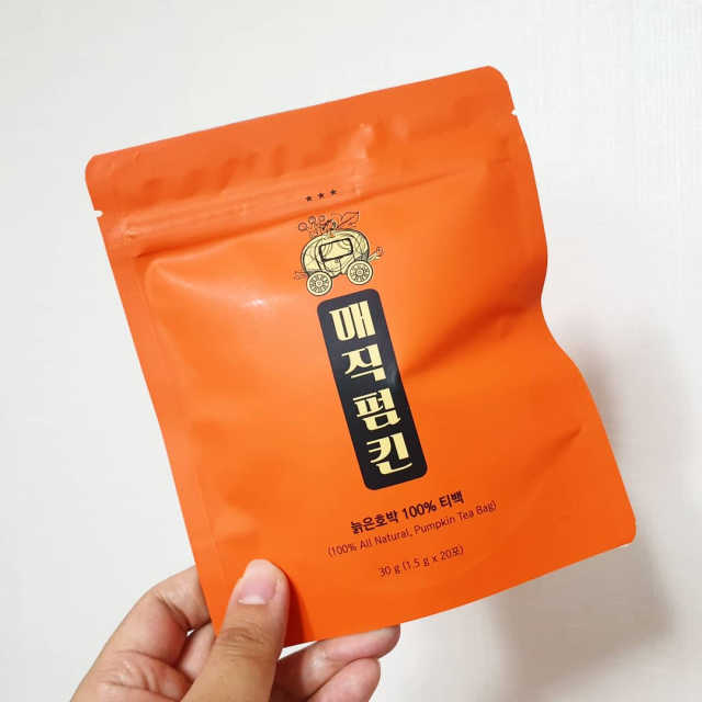 매직펌킨 호박수 늙은호박 티백 리뷰 사진