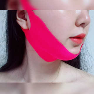 스케덤 펩타이드 리프팅밴드 — 5점을 준 리뷰어가 2019년 4월 올린 사용 사진