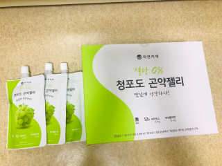 자연지애 곤약젤리 — 5점을 준 리뷰어가 2018년 10월 올린 사용 사진