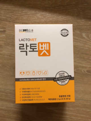 유산균하우스 [프로바이오닉]락토벳 — 3.5점을 준 리뷰어가 2019년 8월 올린 사용 사진