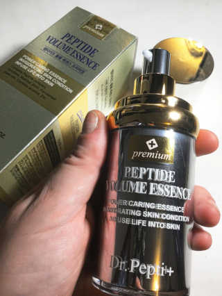 닥터펩티 펩타이드 볼륨 에센스 프리미엄 40ml — 5점을 준 리뷰어가 2018년 11월 올린 사용 사진