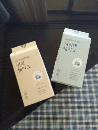 [착한습관]건강한 한끼, 귀리 쉐이크와 서리태 쉐이크 — 5점을 준 리뷰어가 2019년 9월 올린 사용 사진