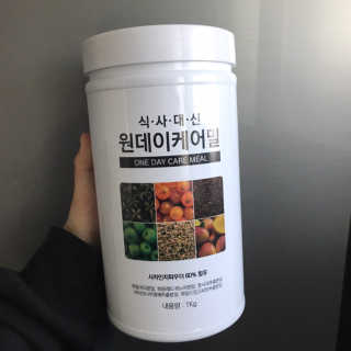(주)이스터비엔에프 식사대용선식 원데이케어밀 1KG 대용량 — 3.5점을 준 리뷰어가 2019년 1월 올린 사용 사진