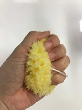 룰라러브 모공관리 끝 지중해산 천연해면 바디스펀지 — 5점을 준 리뷰어가 2018년 1월 올린 사용 사진
