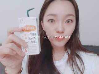 이롬 두유다운두유 4종 — 3점을 준 리뷰어가 2019년 9월 올린 사용 사진
