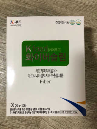 두루원 똥기사의 Kfood 화이버슬림 — 5점을 준 리뷰어가 2018년 11월 올린 사용 사진