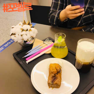 [포벨르] 아메리카노or 돌체라떼 + 에이드 + 디저트 — 4점을 준 리뷰어가 2019년 2월 올린 사용 사진