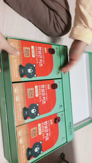 한삼근 블랙라벨 CJ헬스케어 한삼근 키즈 면역대장 2단계 — 5점을 준 리뷰어가 2019년 10월 올린 사용 사진
