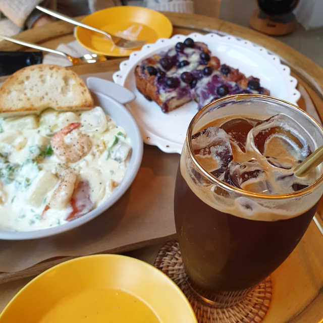 [식스박스] 크림떡볶이 + 토스트 + 에이드 리뷰 사진
