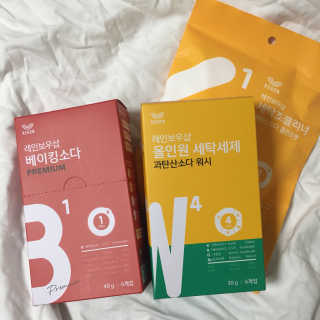 레인보우샵 올인원세탁세제,베이킹소다 스틱포6개입+세탁조클리너 — 3.83점을 준 리뷰어가 2018년 4월 올린 사용 사진