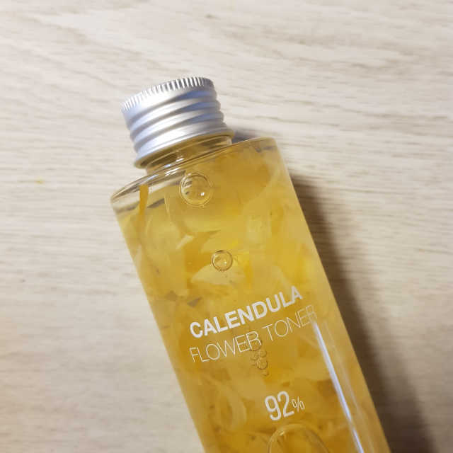 오리진티 리얼 플라워 카렌듈라 꽃잎토너 200ml 리뷰 사진