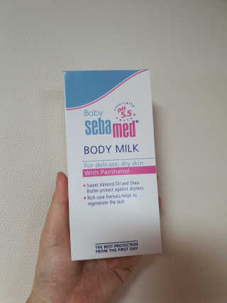 세바메드 베이비 바디밀크 200ml — 5점을 준 리뷰어가 2019년 12월 올린 사용 사진