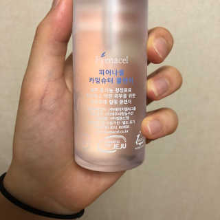 피어나셀 카밍슈터 클렌저 — 4.67점을 준 리뷰어가 2018년 8월 올린 사용 사진