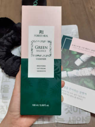포레스트힐 그린 밸런스 클렌져 100ml + 토끼 헤어밴드 — 5점을 준 리뷰어가 2020년 2월 올린 사용 사진