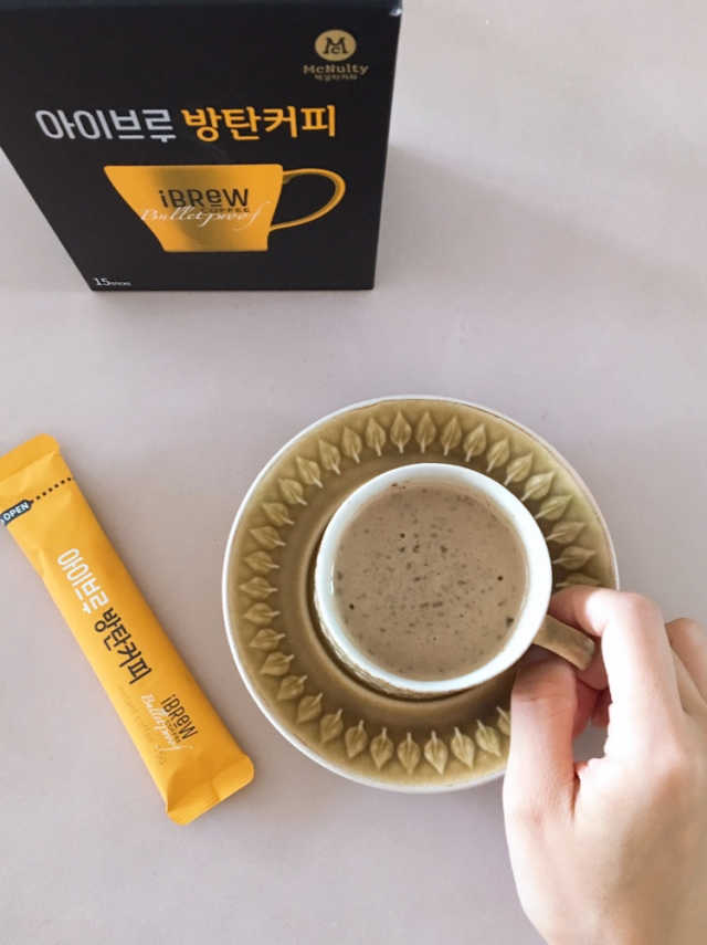아이브루 방탄커피 리뷰 사진