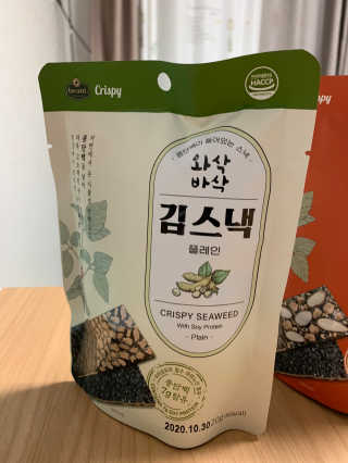 더빈트 와삭바삭 김스낵 — 4점을 준 리뷰어가 2019년 12월 올린 사용 사진