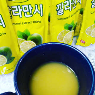 장수농가 리얼깔라만시 — 4.67점을 준 리뷰어가 2018년 4월 올린 사용 사진