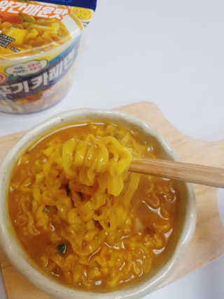 오뚜기카레면 2차 모집 — 5점을 준 리뷰어가 2019년 2월 올린 사용 사진