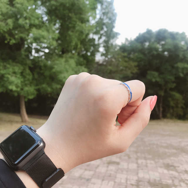 줄레트 글라스 반지_Sliver 리뷰 사진