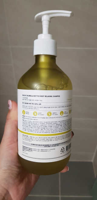 달리프 클로렐라 베러 루트 릴렉싱 샴푸 500ml — 5점을 준 리뷰어가 2020년 2월 올린 사용 사진