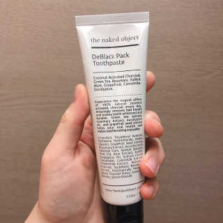 the naked object 디블랙팩치약 디블랙칫솔 세트 — 4.5점을 준 리뷰어가 2019년 1월 올린 사용 사진