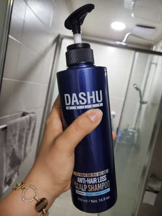 다슈코리아 다슈 데일리 단백질 한방 두피 골드 샴푸 500ml — 4점을 준 리뷰어가 2020년 3월 올린 사용 사진