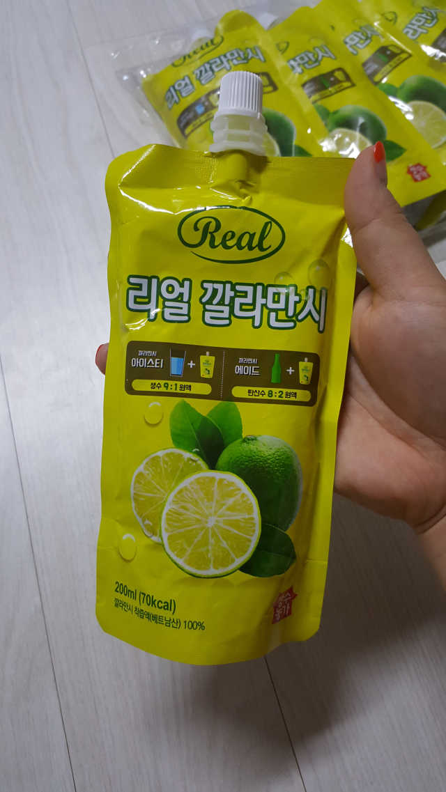 리얼깔라만시 리뷰 사진