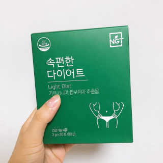 네츄럴굿띵스 속편한 다이어트 30포 — 4점을 준 리뷰어가 2019년 9월 올린 사용 사진