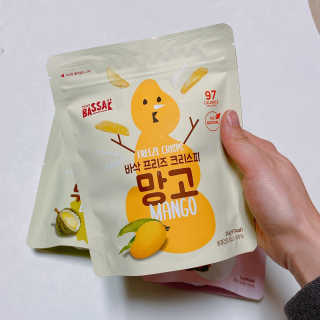 BASSAK 바삭 프리즈 크리스피 3종 — 4.5점을 준 리뷰어가 2020년 2월 올린 사용 사진