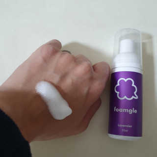폼글 I foamgle [폼글] 거품가글 50ml 3종 - 민트, 라벤더, 라즈베리 — 5점을 준 리뷰어가 2019년 12월 올린 사용 사진