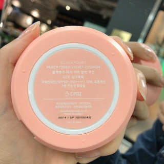 [블랙루즈] 피치 커버 벨벳 쿠션 2종 중 택1 — 4.5점을 준 리뷰어가 2019년 11월 올린 사용 사진