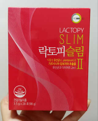 유산균하우스 락토피슬림2 — 5점을 준 리뷰어가 2018년 10월 올린 사용 사진
