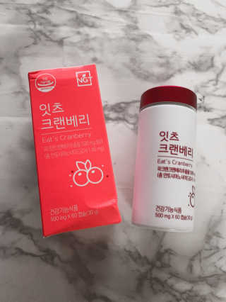 네츄럴굿띵스 잇츠 크랜베리 1병 30일분 — 5점을 준 리뷰어가 2019년 10월 올린 사용 사진