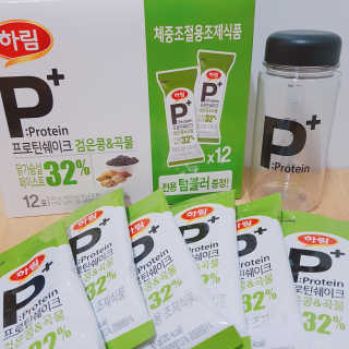 하림 P+ 닭가슴살 프로틴 쉐이크 — 5점을 준 리뷰어가 2019년 6월 올린 사용 사진