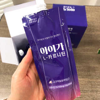 오엔엘 아이가 L-카르니틴 2박스 — 3.5점을 준 리뷰어가 2019년 4월 올린 사용 사진