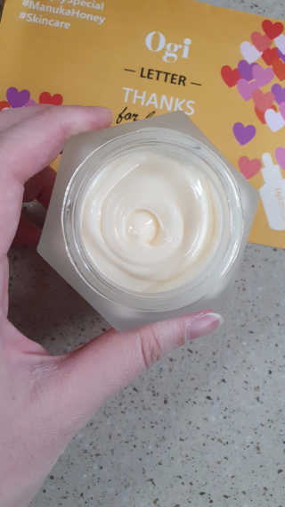 오지아이 마누카 허니 딥 케어 크림 50ml — 5점을 준 리뷰어가 2020년 1월 올린 사용 사진