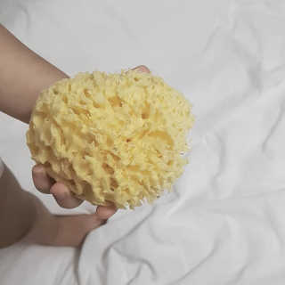 룰라러브 모공관리 끝 지중해산 천연해면 바디스펀지 — 4점을 준 리뷰어가 2018년 1월 올린 사용 사진