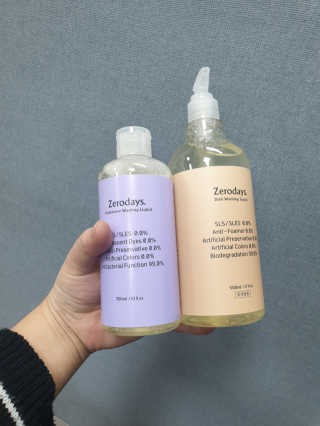 제로데이즈 천연 주방전용세제 + 여성속옷세제 — 5점을 준 리뷰어가 2020년 1월 올린 사용 사진