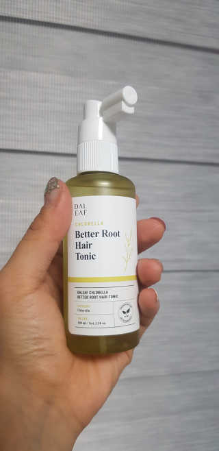 달리프 클로렐라 베러 루트 헤어토닉 100ml — 4.5점을 준 리뷰어가 2020년 1월 올린 사용 사진