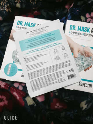 로벡틴 닥터 마스크 아쿠아 — 5점을 준 리뷰어가 2019년 12월 올린 사용 사진