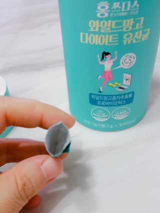 홍쓰다스 다이어트유산균, 체지방감소와 장건강개선 — 5점을 준 리뷰어가 2019년 9월 올린 사용 사진