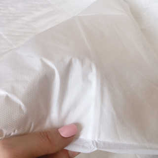 펫토리아 한장뚝딱 NEW 프리미엄 국내산 배변패드 — 4.5점을 준 리뷰어가 2019년 5월 올린 사용 사진