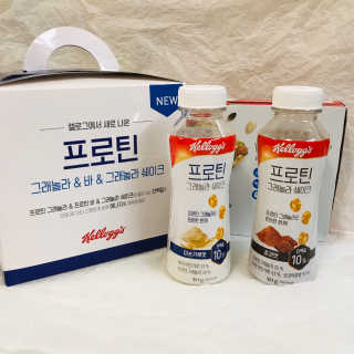 켈로그 프로틴바 멀티팩+프로틴 그래놀라 쉐이크 2종 — 5점을 준 리뷰어가 2020년 1월 올린 사용 사진