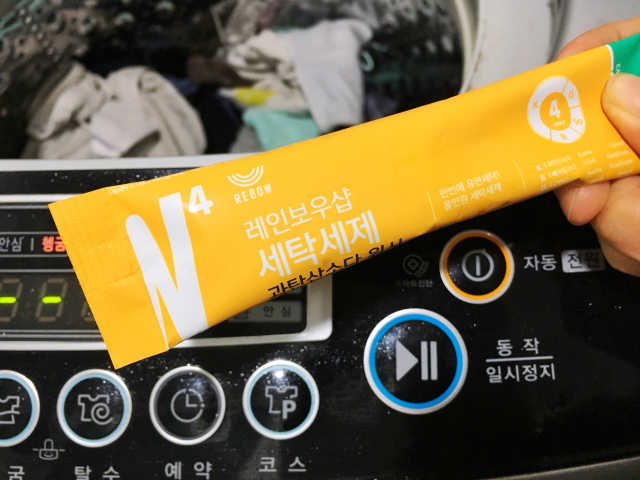 올인원세탁세제,베이킹소다 스틱포6개입+세탁조클리너 리뷰 사진