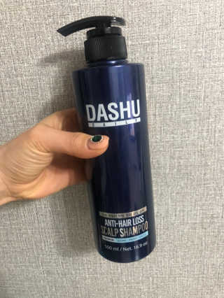 다슈코리아 다슈 단백질 한방 두피 골드 샴푸 500ml +샴푸브러쉬 — 5점을 준 리뷰어가 2019년 3월 올린 사용 사진