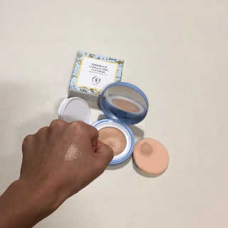 뽀빠파리레인프루프롱래스팅쿠션 21호 내추럴아이보리 — 5점을 준 리뷰어가 2019년 9월 올린 사용 사진