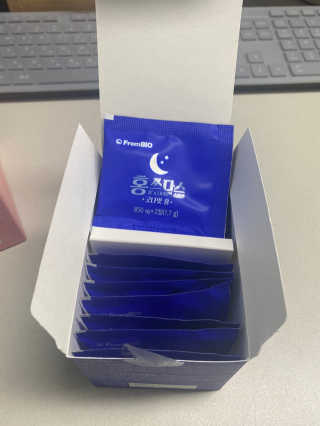 프롬바이오 홍쓰다스 아침,저녁 맞춤형 다이어트식품 14포+14포 — 3점을 준 리뷰어가 2020년 1월 올린 사용 사진