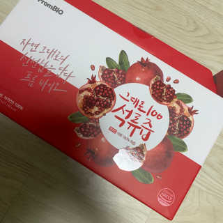 프롬바이오 오직 석류만 [그대로100 석류즙] 하루 1포로 건강하게 — 5점을 준 리뷰어가 2019년 9월 올린 사용 사진